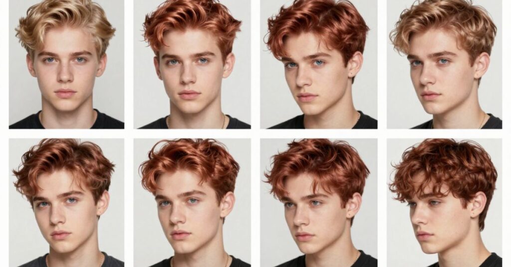 popular shades of copper hair