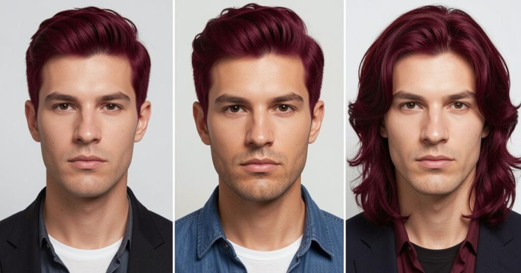 Burgundy Hair Color for Short, Medium, and Long Hair
