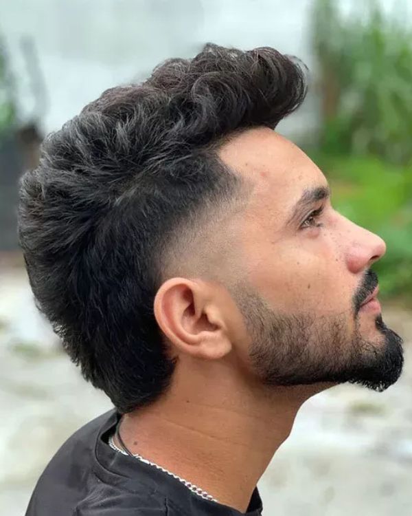 Quiff Mullet Fade