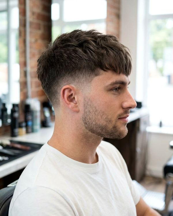 Textured Fringe with Taper Fade