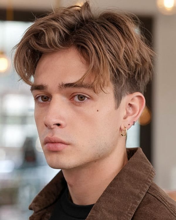 Textured Middle Part with Undercut