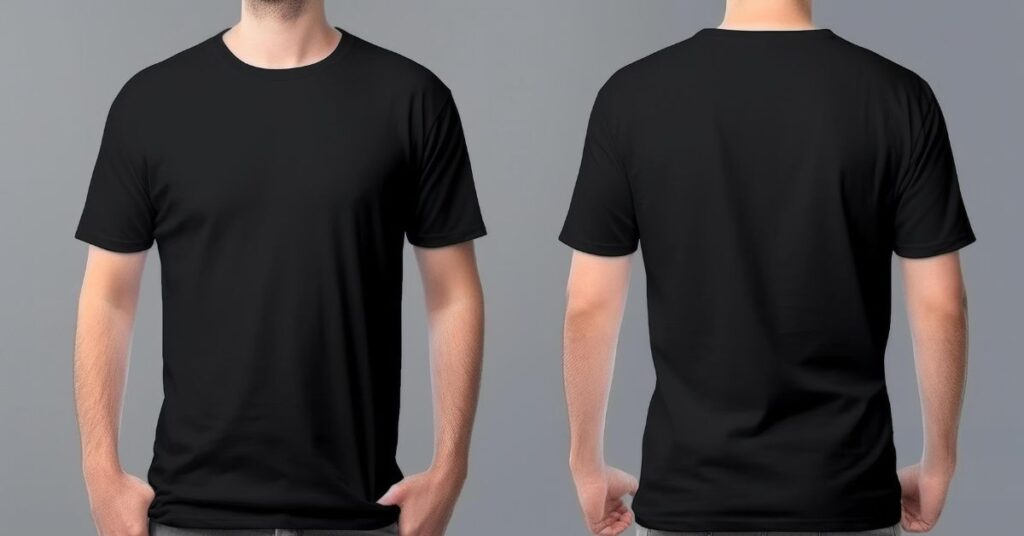 black shirt