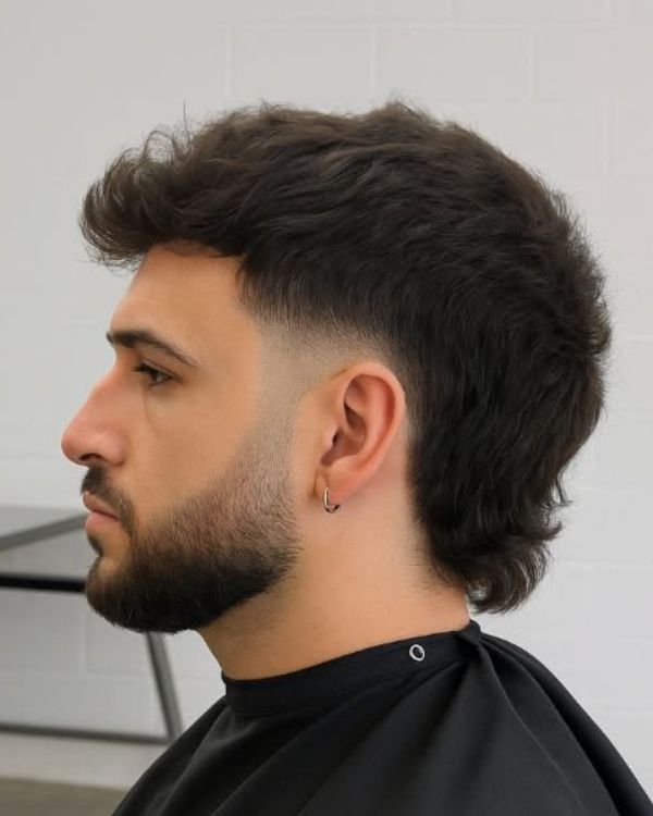 mullet haircut men