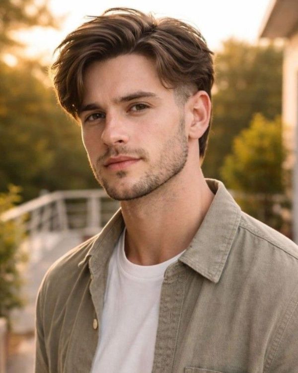 professional mens haircut