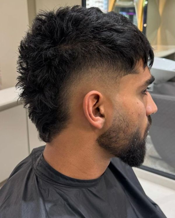 Burst Fade Mohawk