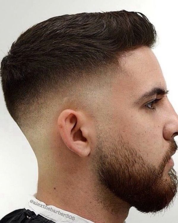 Classic Crew Cut with Taper Fade