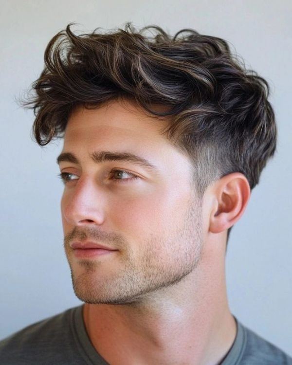Messy Textured Medium Hair