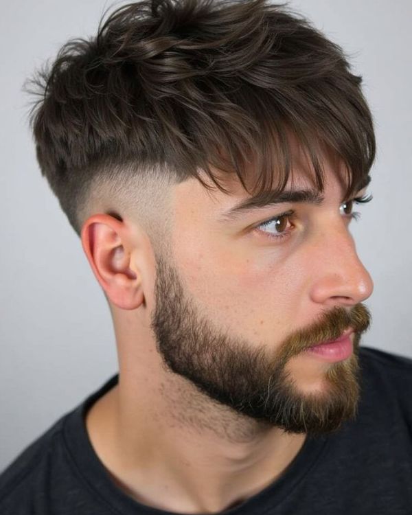 Mod with Angular Fringe with Beard