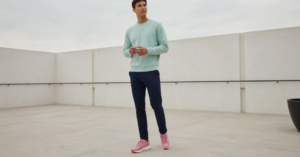 Pink Shoes With Blue Jeans