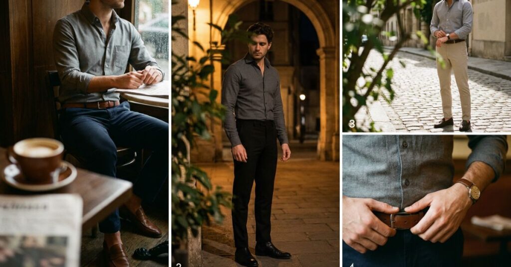 Smart Grey Shirt Looks