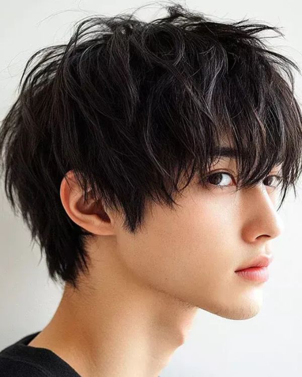 Thick, Shaggy Hair with Layers