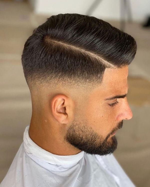 Comb Over Taper Fade