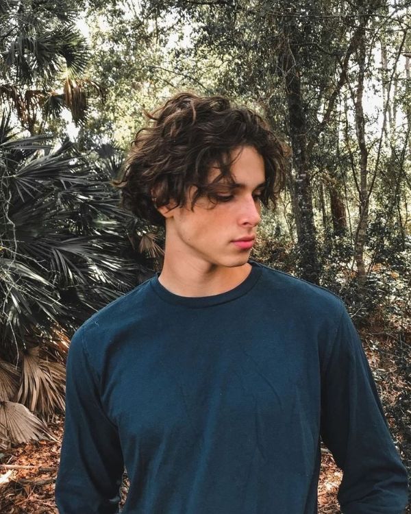 Long, Messy Curly Hair