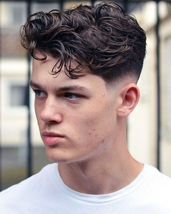 Messy Combed Over Hair