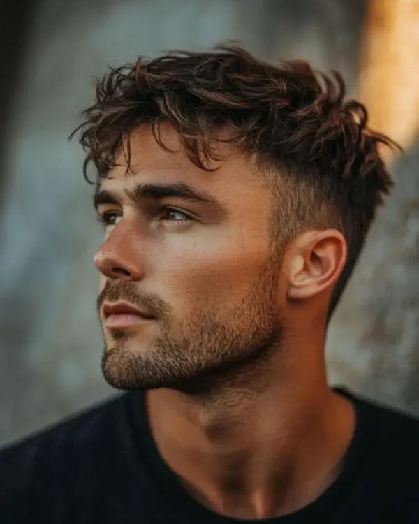 Messy, Short Hair