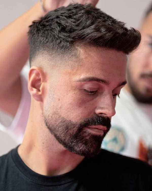 Short Messy Crew Cut