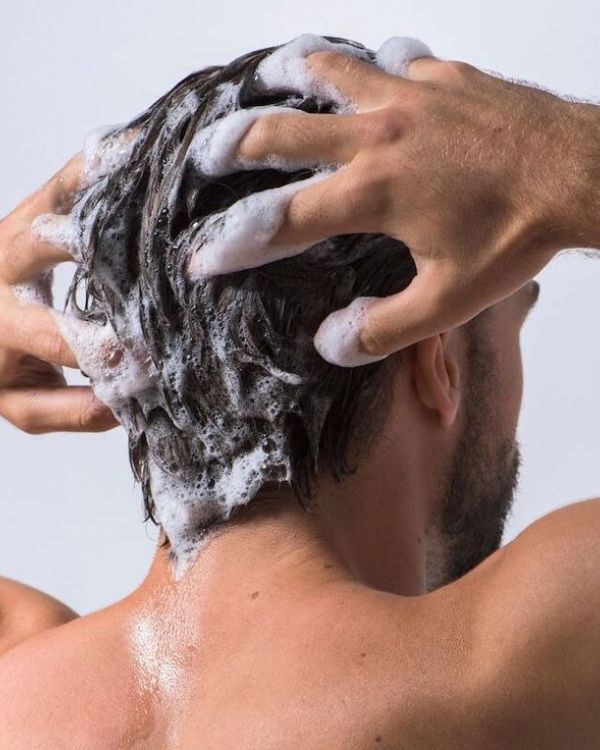 Wash Hair with Volumizing Shampoo and Conditioner